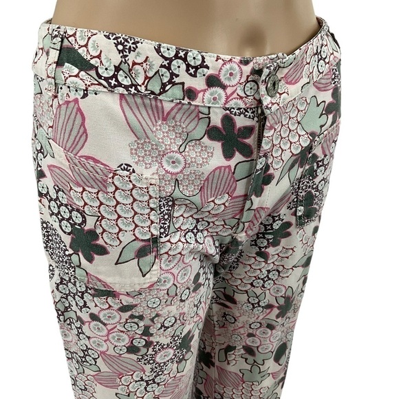 MAXMARA Weekend Floral jeans size 2 made in Italy - Picture 3 of 9